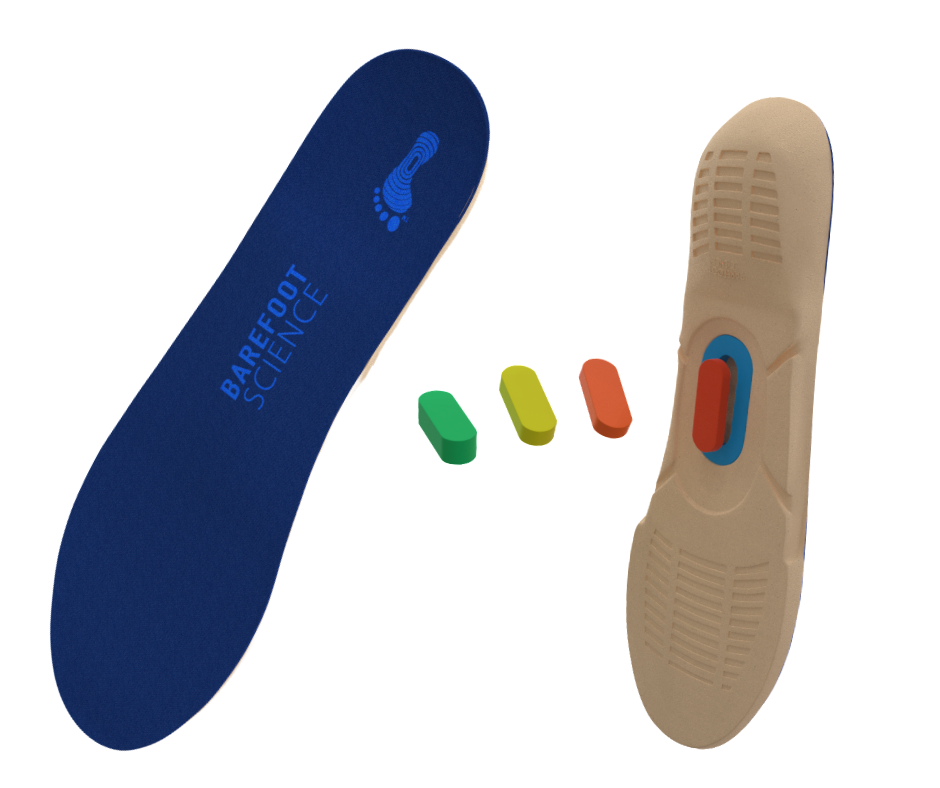 Barefoot Science Multi-Purpose Full Length top and bottom of insole with inserts